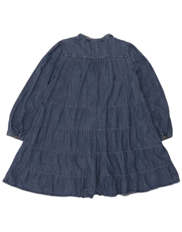 Marks & Spencer ženska Per Una Denim prevelika višestruka haljina UK 18 XL plava