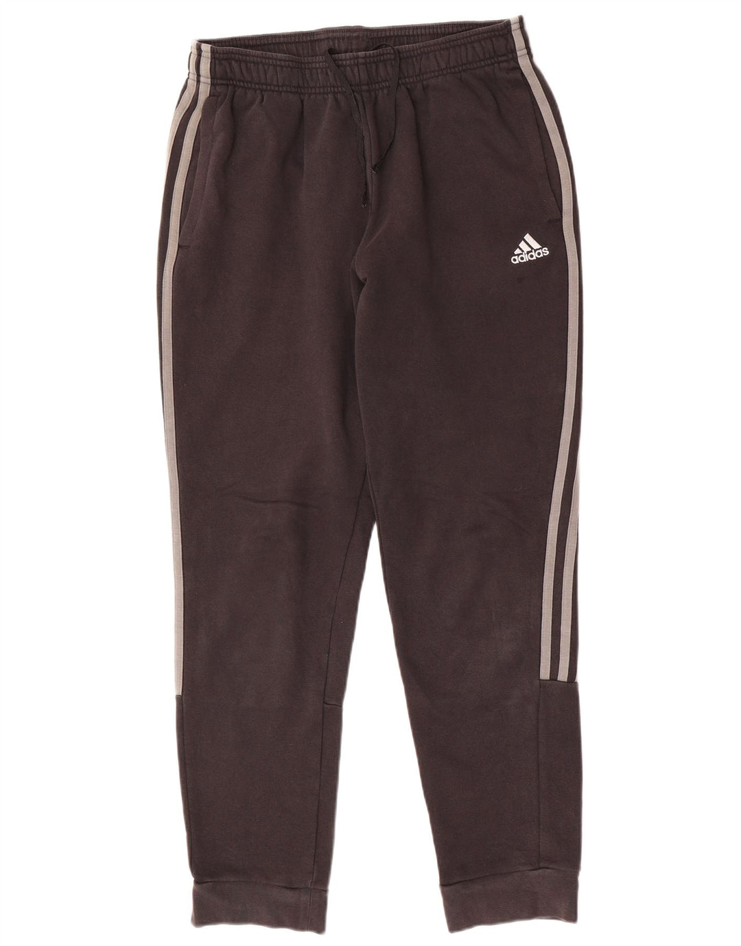 ADIDAS Ženska trenirka Hlače Joggers UK 12 Srednje crni pamuk