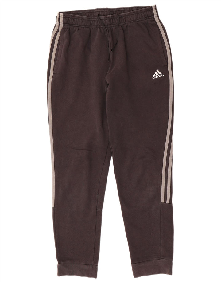 ADIDAS Ženska trenirka Hlače Joggers UK 12 Srednje crni pamuk