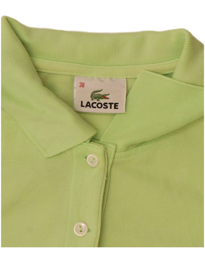Lacoste ženska polo majica veličine 38, srednje zeleni pamuk