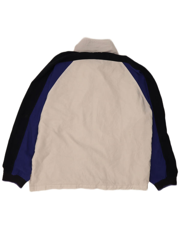 Sergio Tacchini Mens Tracksuit Top Jacket XL White Colourblock