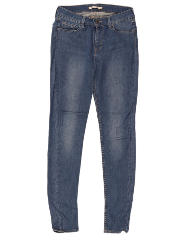 Levi's ženske 710 super uske traperice W29 L30 plavi pamuk