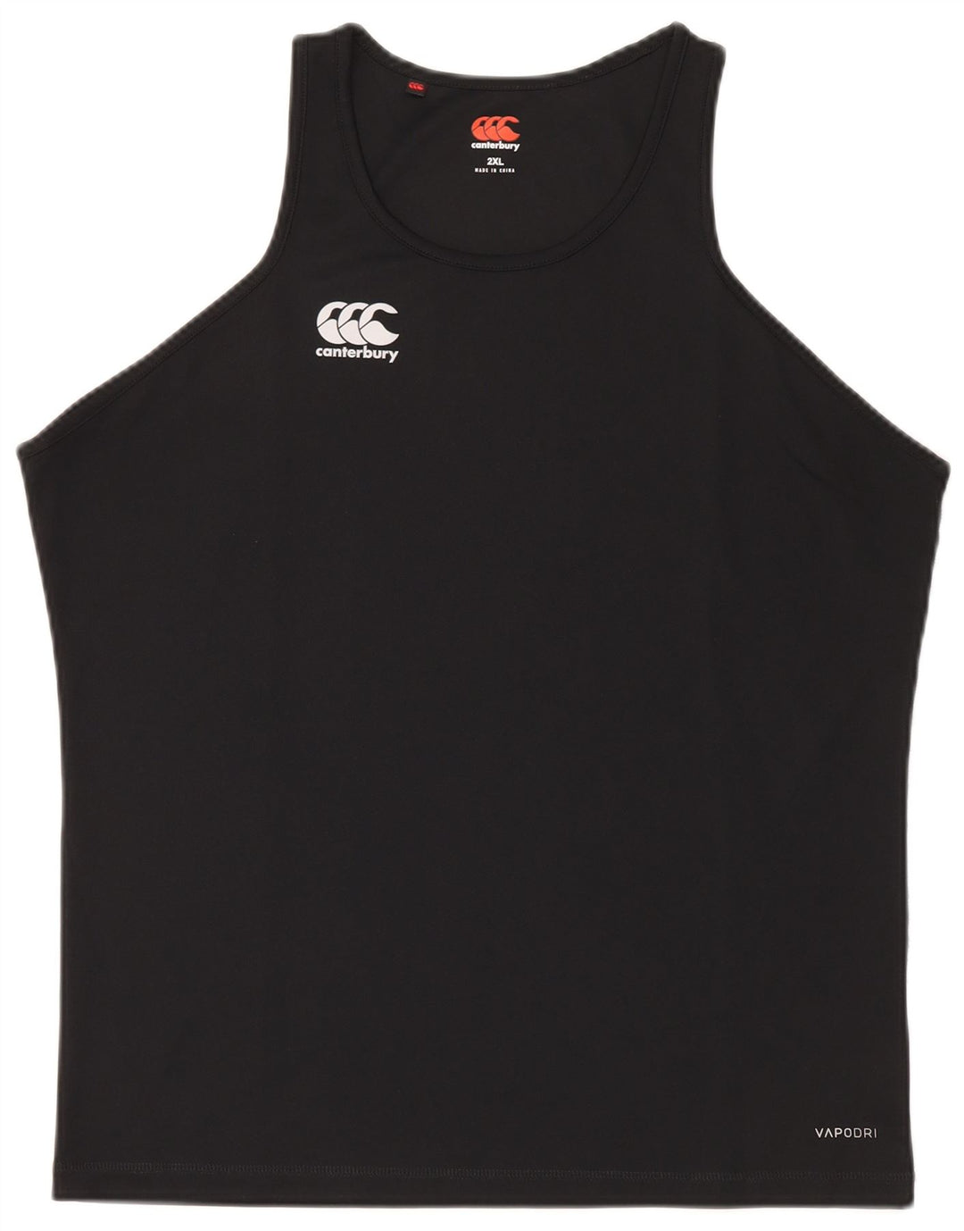 Canterbury muški gornji dio prsluka 2XL crni poliester
