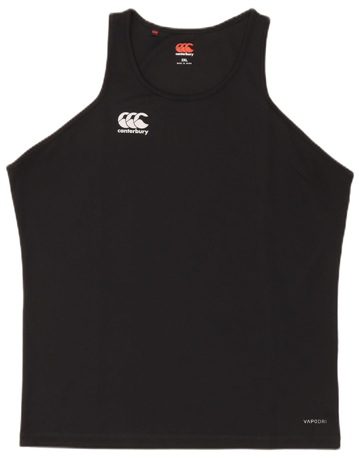 Canterbury muški gornji dio prsluka 2XL crni poliester