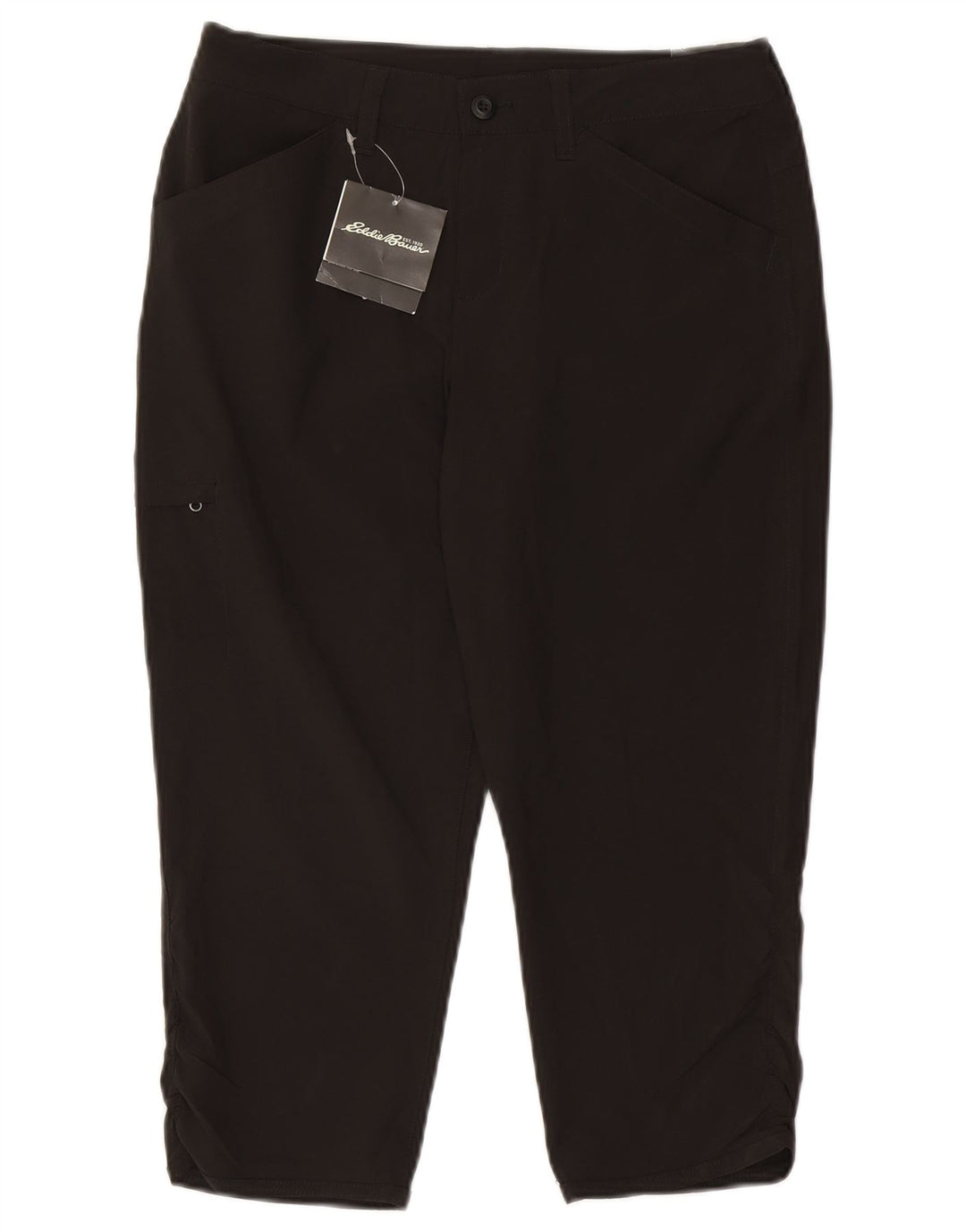 Eddie Bauer Ženske kapri hlače US 6 srednje W30 L20 crni poliester