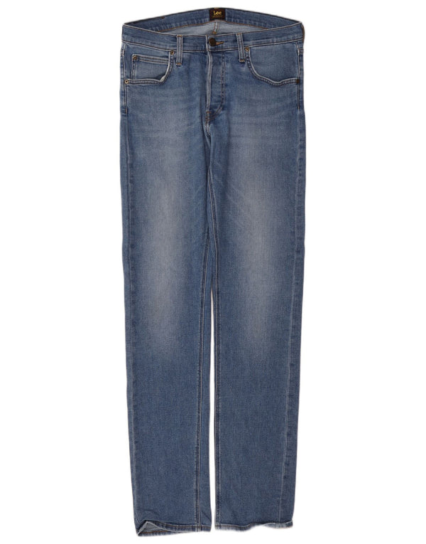 Lee Mens Daren Straight Jeans W32 L36 Plavi pamuk