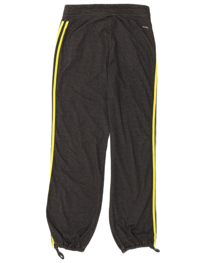 ADIDAS Ženske Climalite Trenirke Hlače Joggers UK 8/10 Male sive