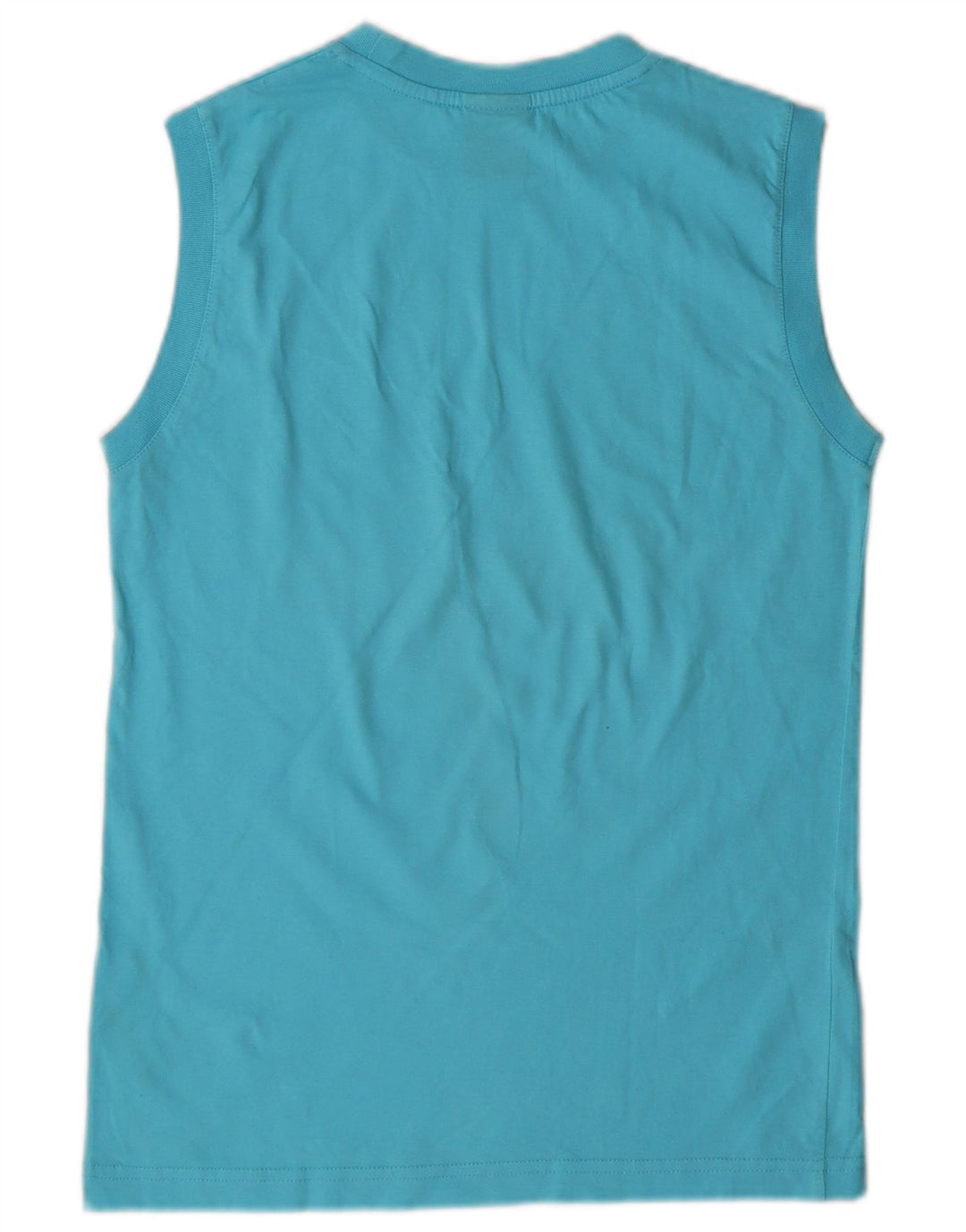 NIKE Boys Vest Top 13-14 Years Large Blue Pamuk