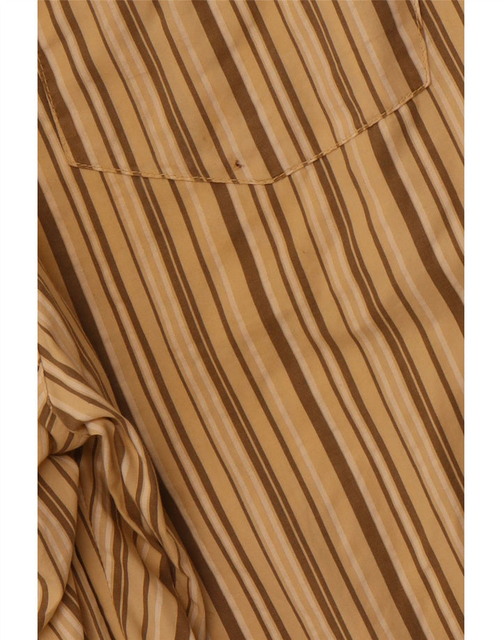 VINTAGE muške chino kratke hlače srednje veličine W32, bež prugasti pamuk