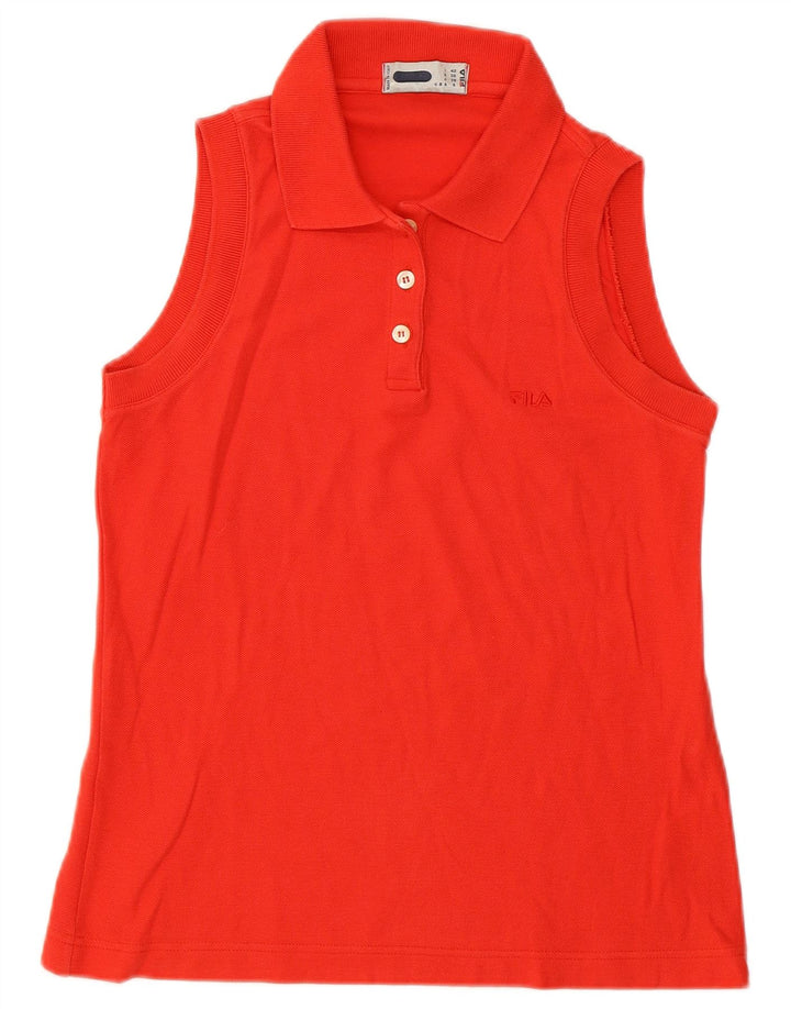 Fila ženska polo majica bez rukava IT 42 Srednje crvena pamuk