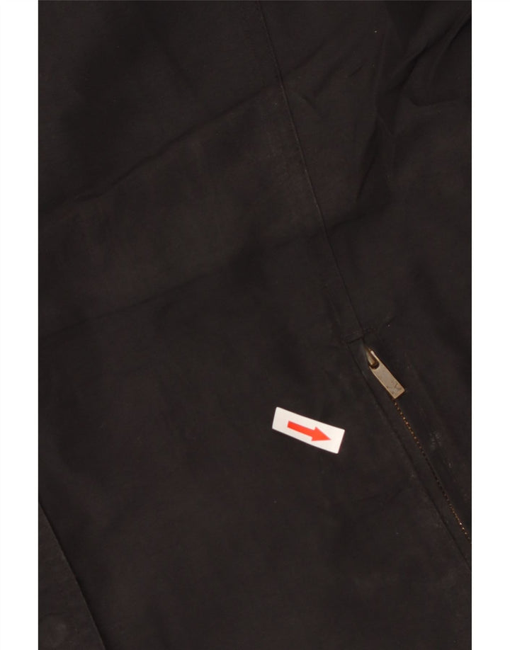 Eddie Bauer ženska velika vjetrovka s kapuljačom UK 18 XL crni najlon