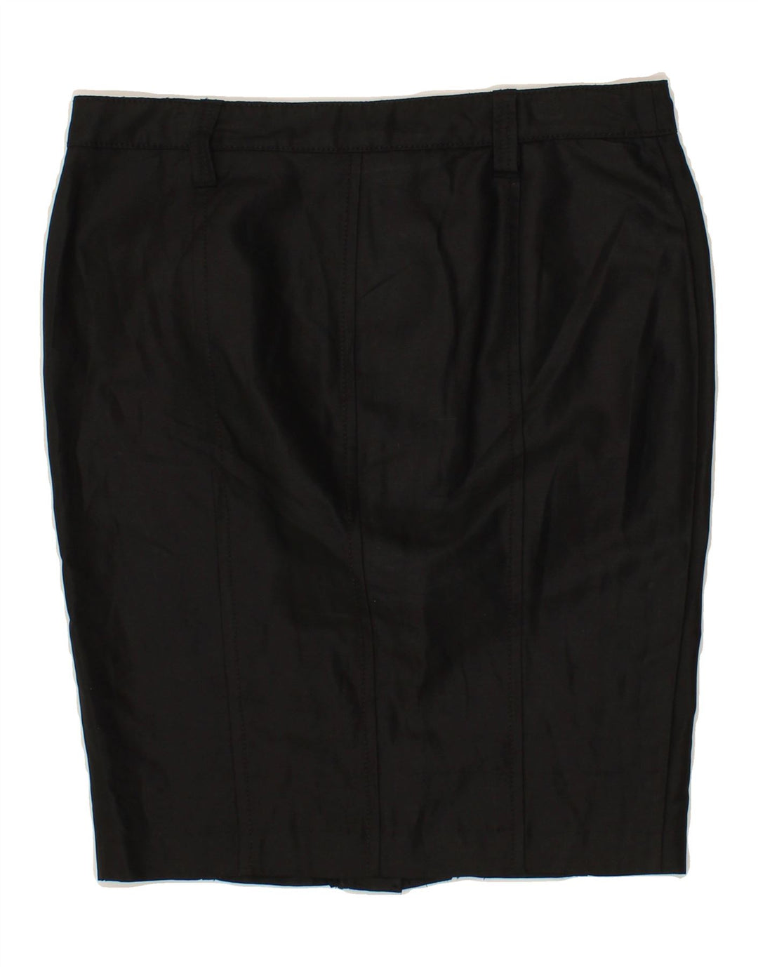 ICEBERG Womens Pencil Skirt W32 Large Black Ramie Vintage Iceberg and Second-Hand Iceberg from Messina Hembry 