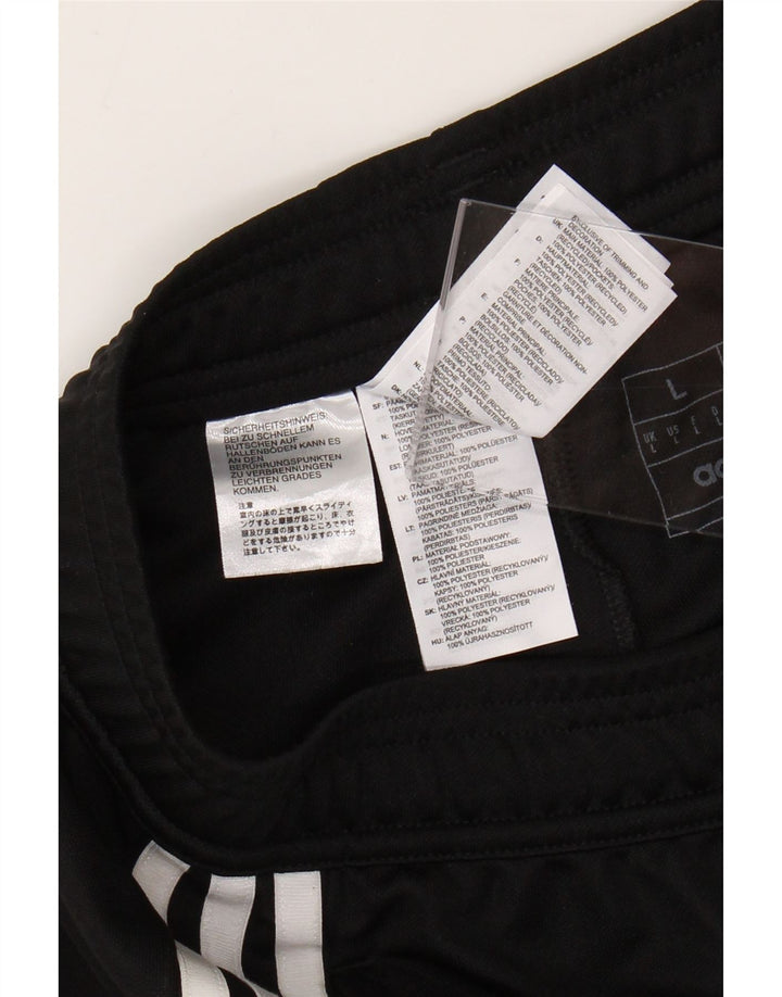 Adidas muške Aeroready hlače za trenirku, velike crne poliesterske hlače