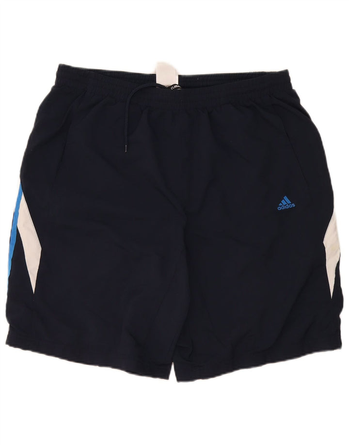 Adidas muške sportske kratke hlače XL tamnoplavi poliester u boji