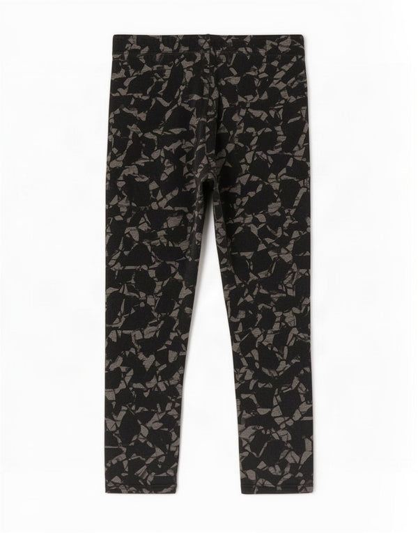 Nike ženske kapri tajice UK 18 XL crni geometrijski pamuk