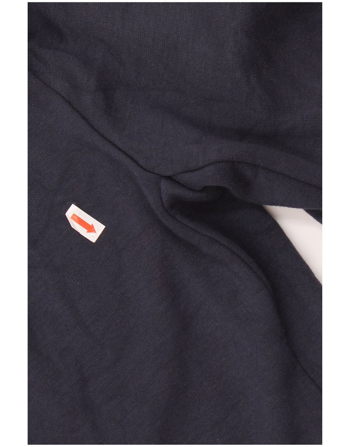 Superdry ženski sako s 1 gumbom UK 14 Srednje tamnoplavi pamuk