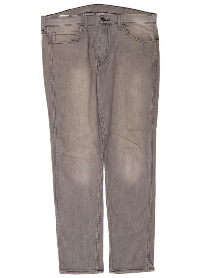 Levi's muške 511 uske traperice W38 L32 sivi pamuk
