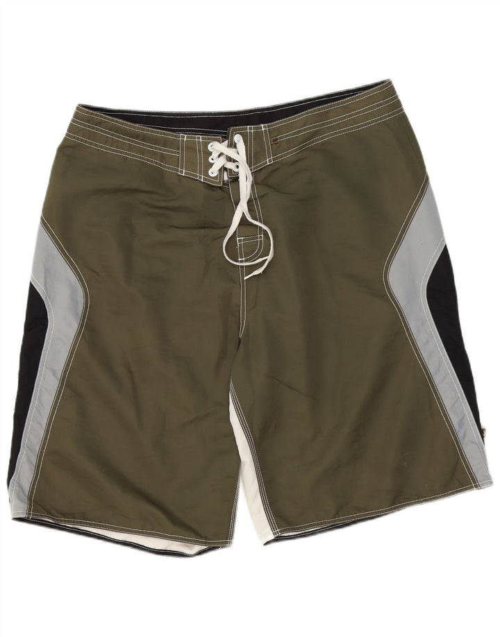 Rip Curl muške kratke hlače za plivanje XL kaki poliester u boji