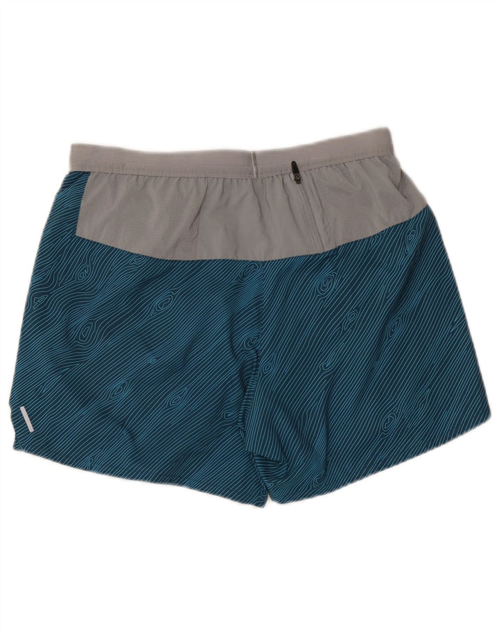 Nike Ženske Dri Fit Sportske Kratke Hlače UK 14 Medium Blue Colourblock Poliester