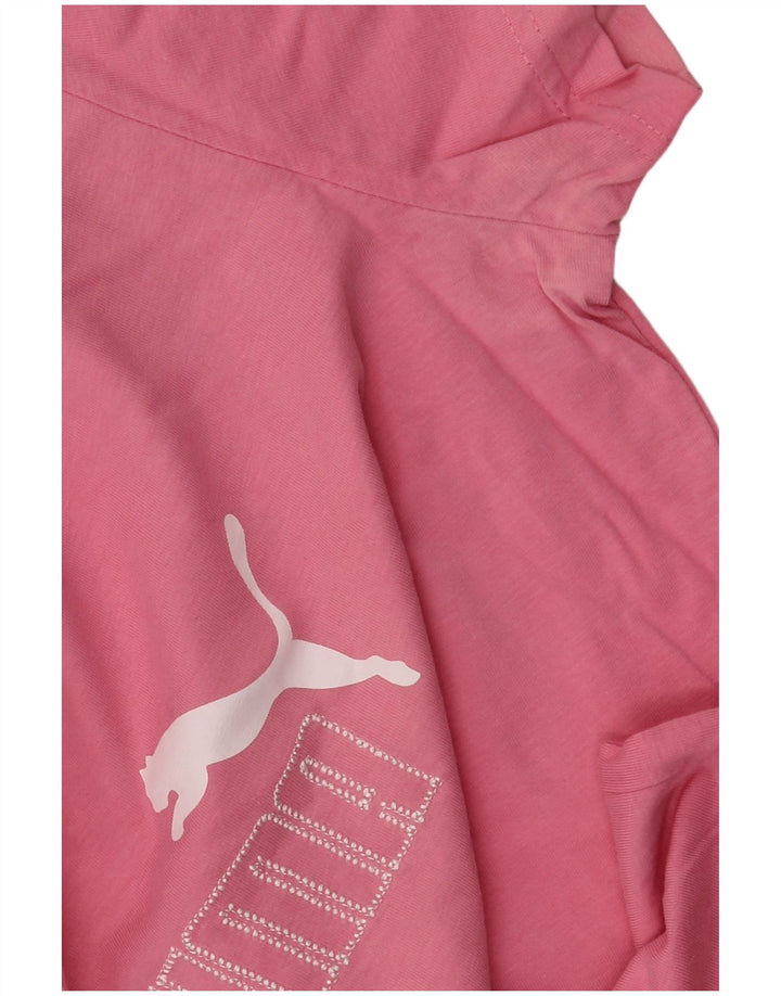 Puma ženska majica kratkih rukava s grafičkim motivima UK 14 srednje ružičasta