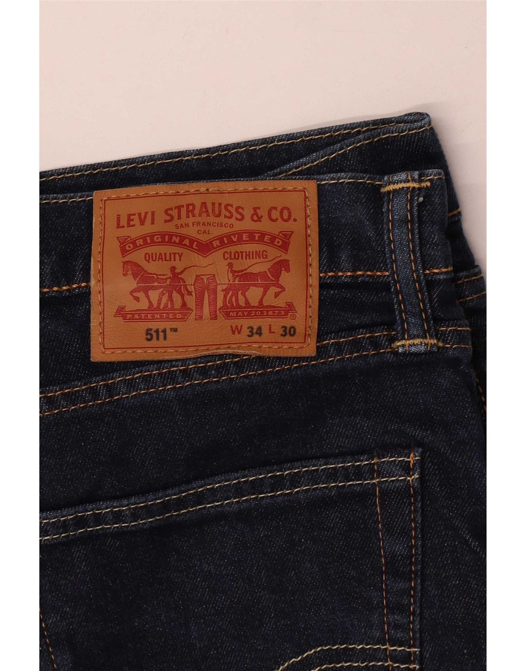 Levi's muške 511 uske traperice W34 L30 tamnoplavi pamuk