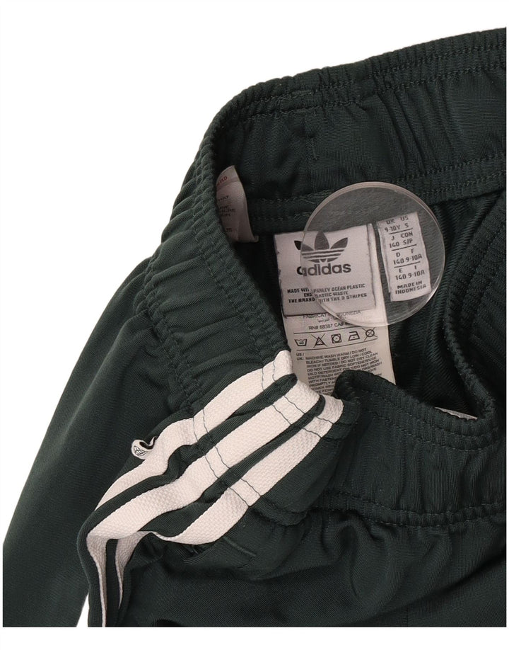 Adidas trenirka za dječake, hlače za trčanje, 9-10 godina, zeleni poliester