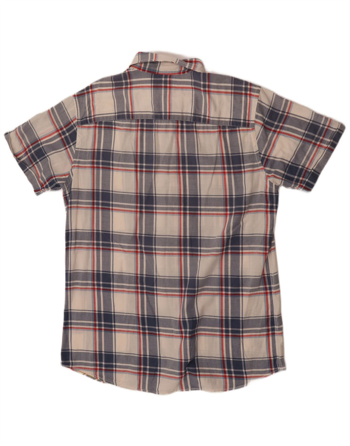 Jack & Jones muška velika plava karirana majica kratkih rukava