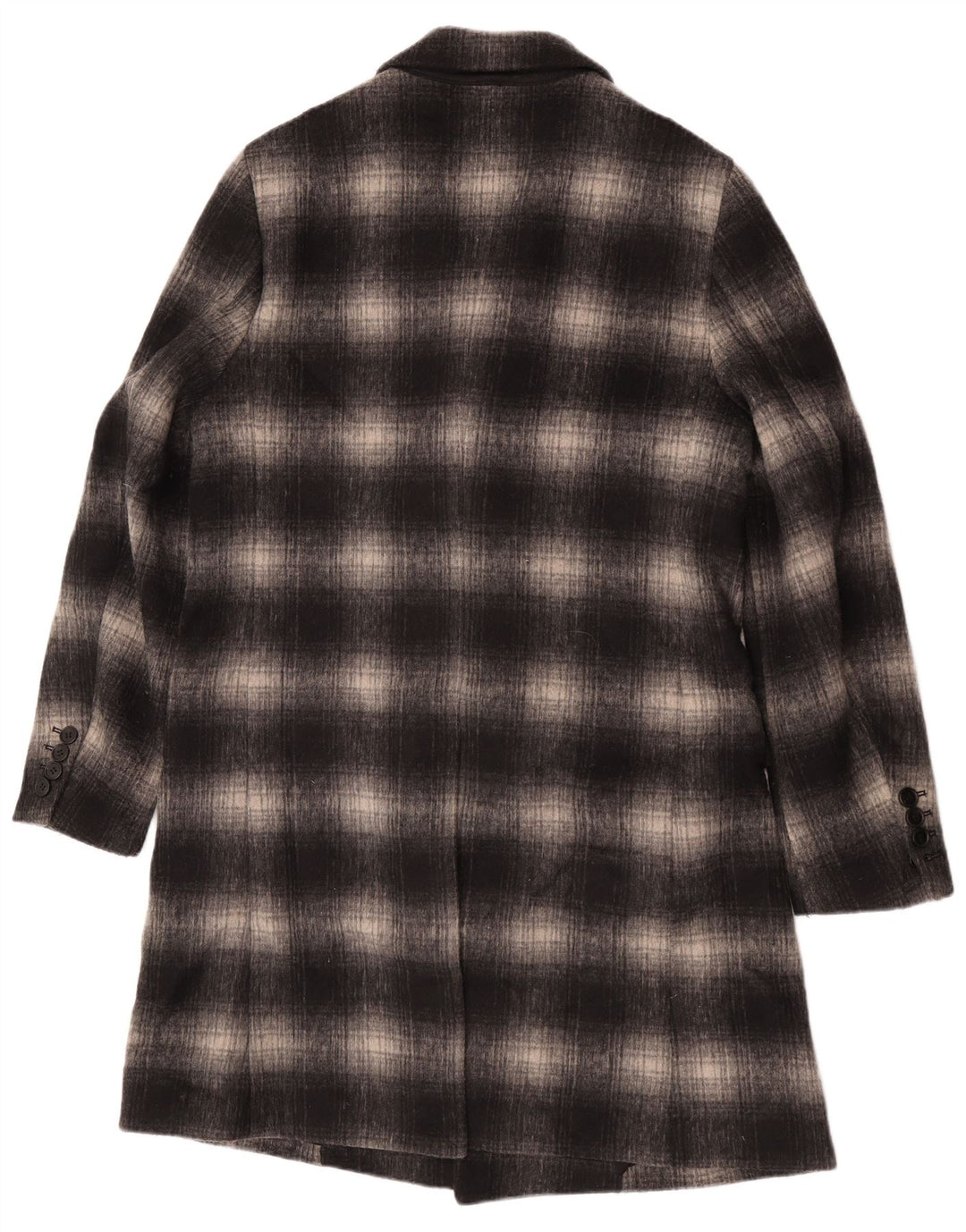 Svi sveti muški geometrijski kaput UK 40 Large Grey Plaid Classic