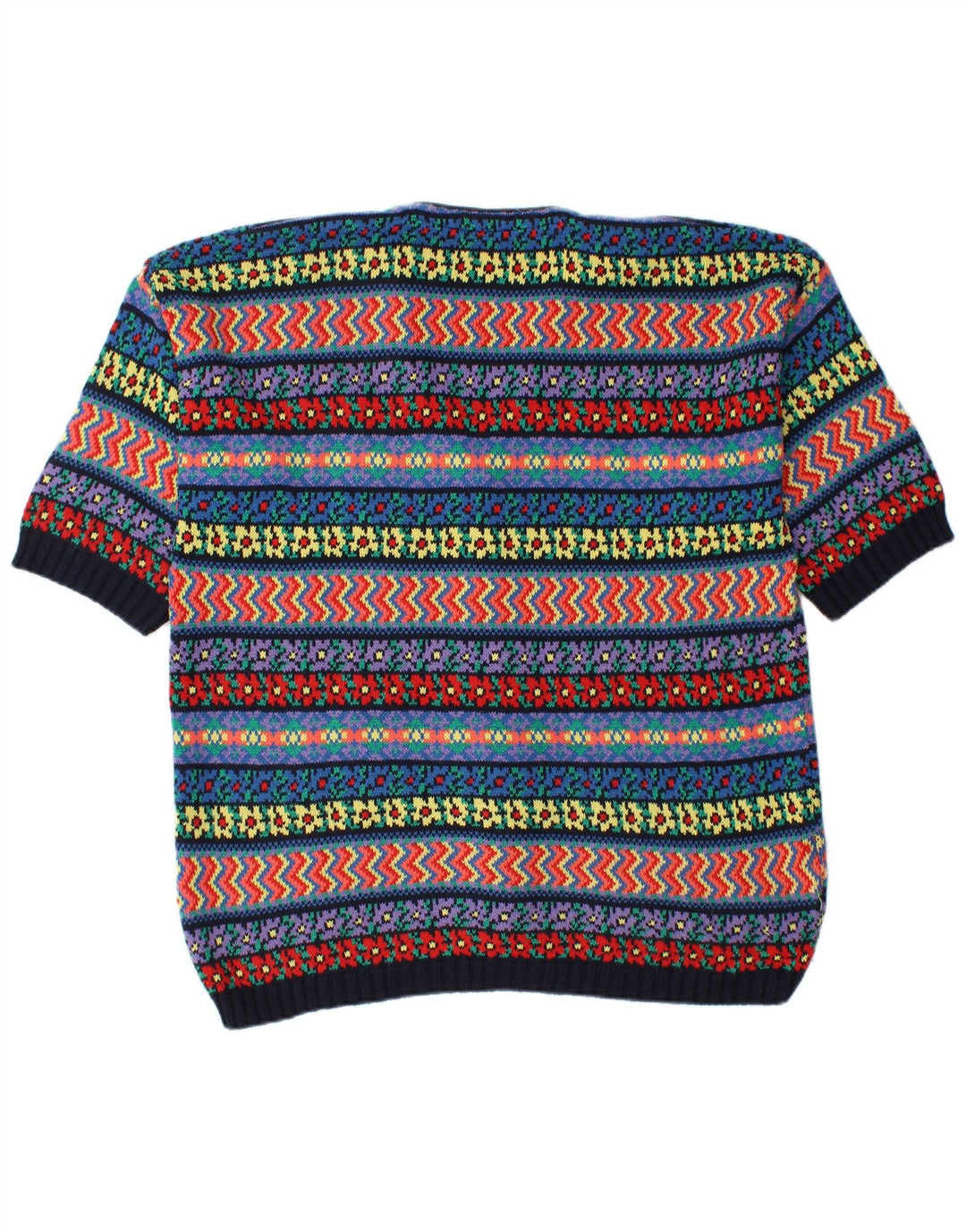 Vintage ženski veliki kardigan džemper UK 16 Veliki višebojni