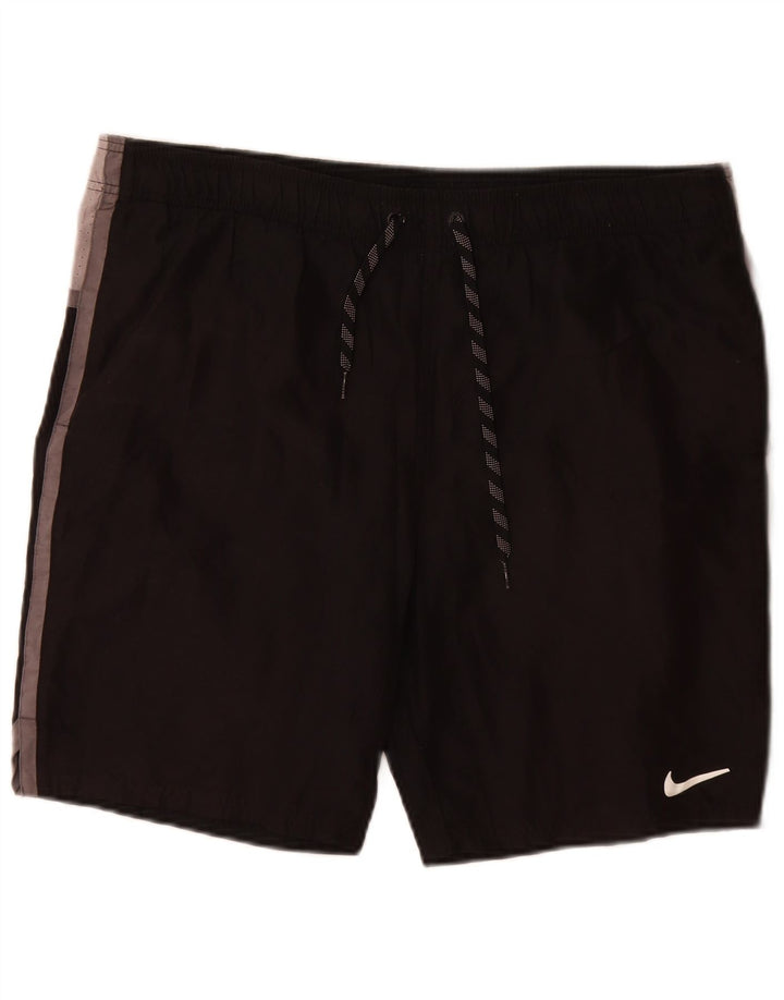 Nike muške sportske kratke hlače srednje crne boje od poliestera
