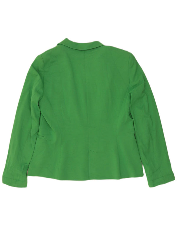 Zara ženski sako sa 1 gumbom, UK 18 XL, zeleni pamuk