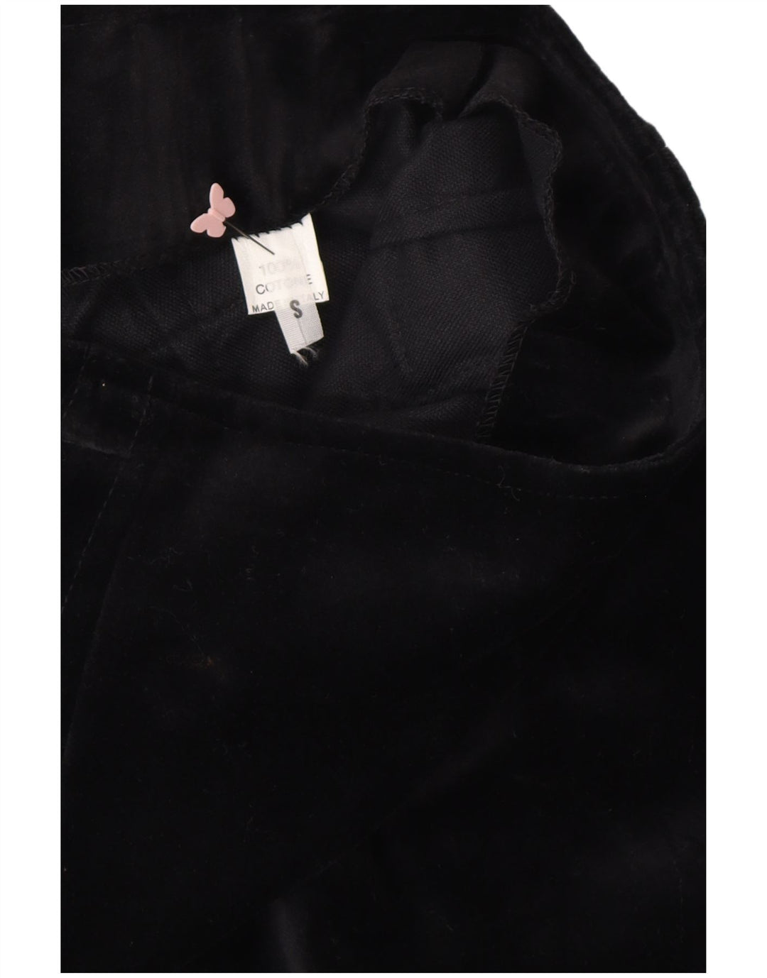 VINTAGE ženska pencil suknja mala W24 crni pamuk