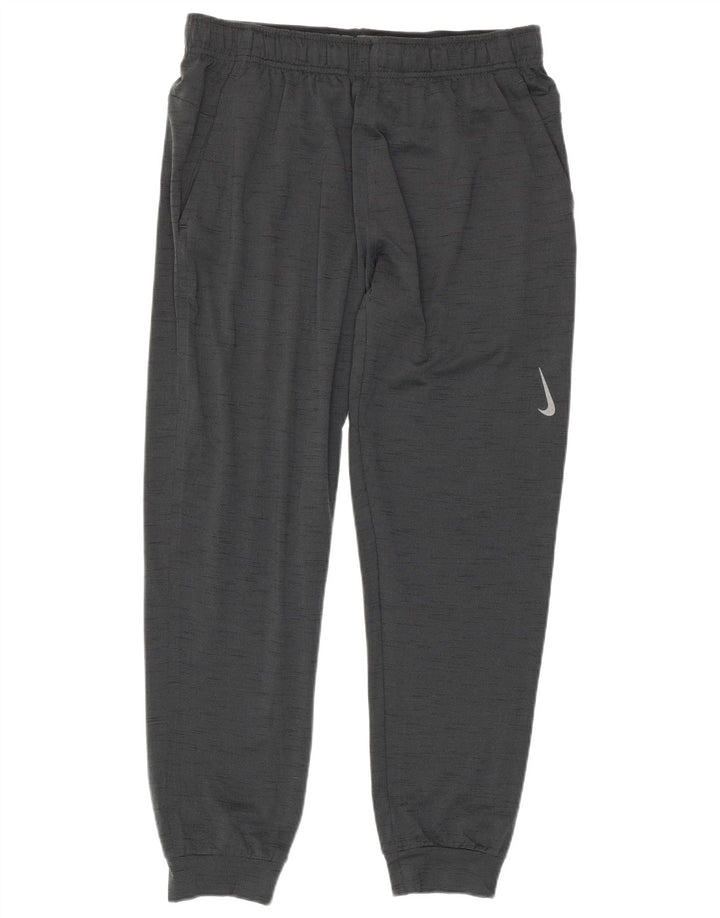 Nike Dri Fit Trenirka Hlače Joggers Large Grey Flecked Poliester