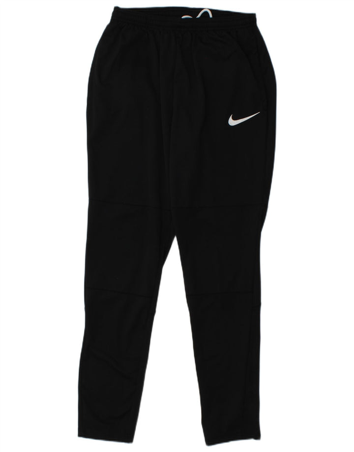 NIKE muške Dri Fit hlače za trenirku male crne poliesterske