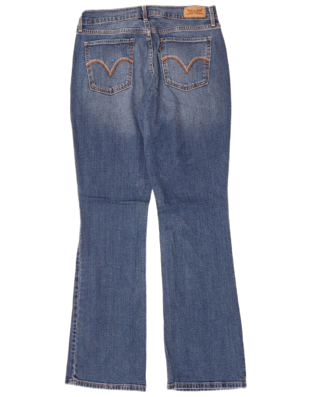 LEVI'S ženske 515 Bootcut traperice US 6 srednje W30 L31 plavi pamuk