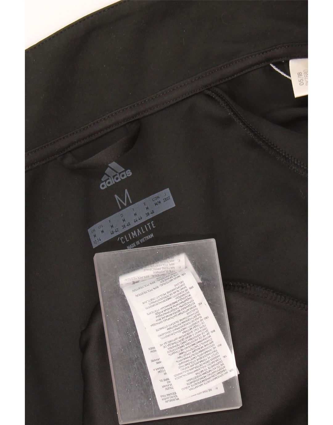 ADIDAS ženska trenirka Climalite gornja jakna UK 12/14 srednje crna