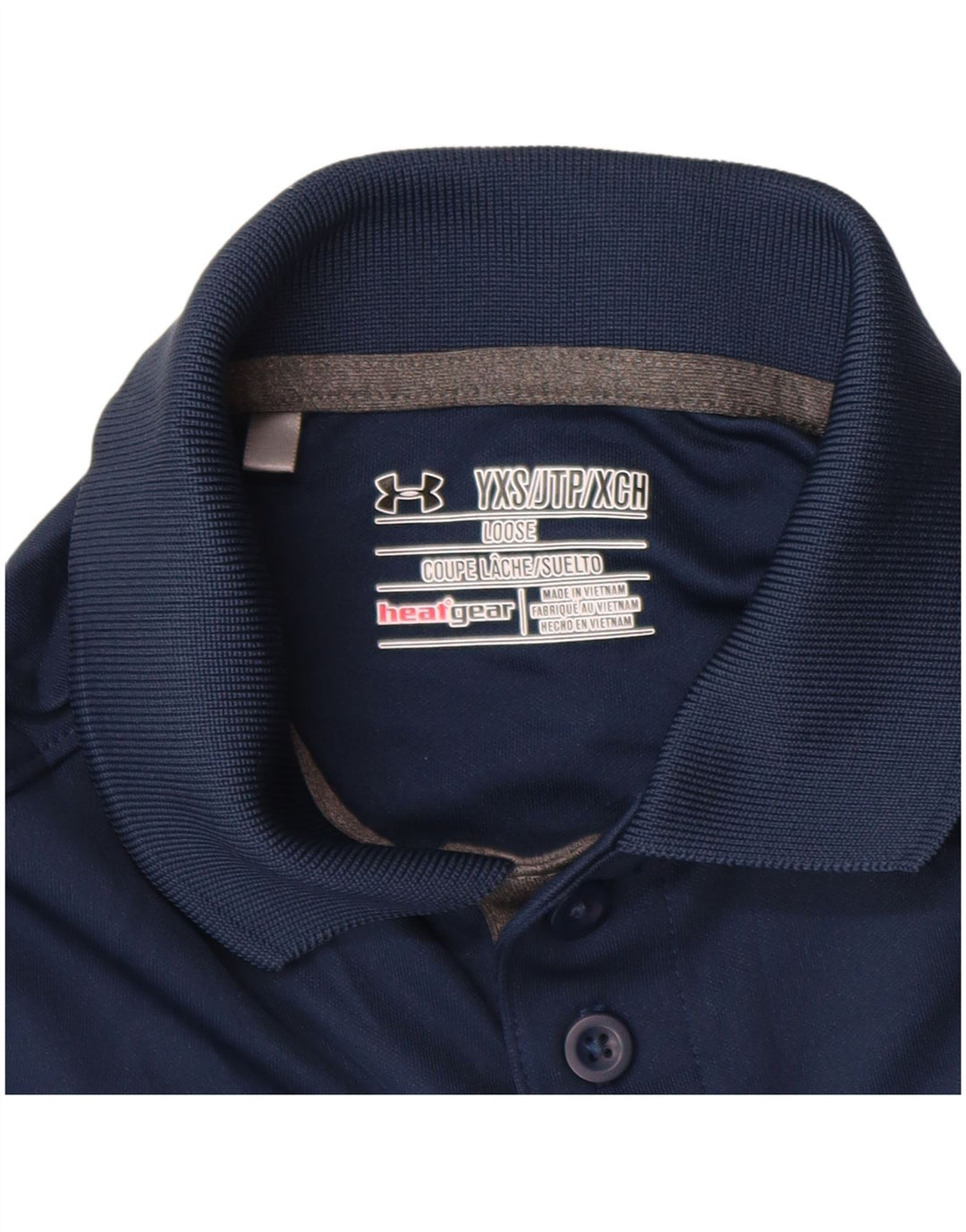 UNDER ARMOUR Polo majica Heat Gear za dječake 6-7 godina XS tamnoplava