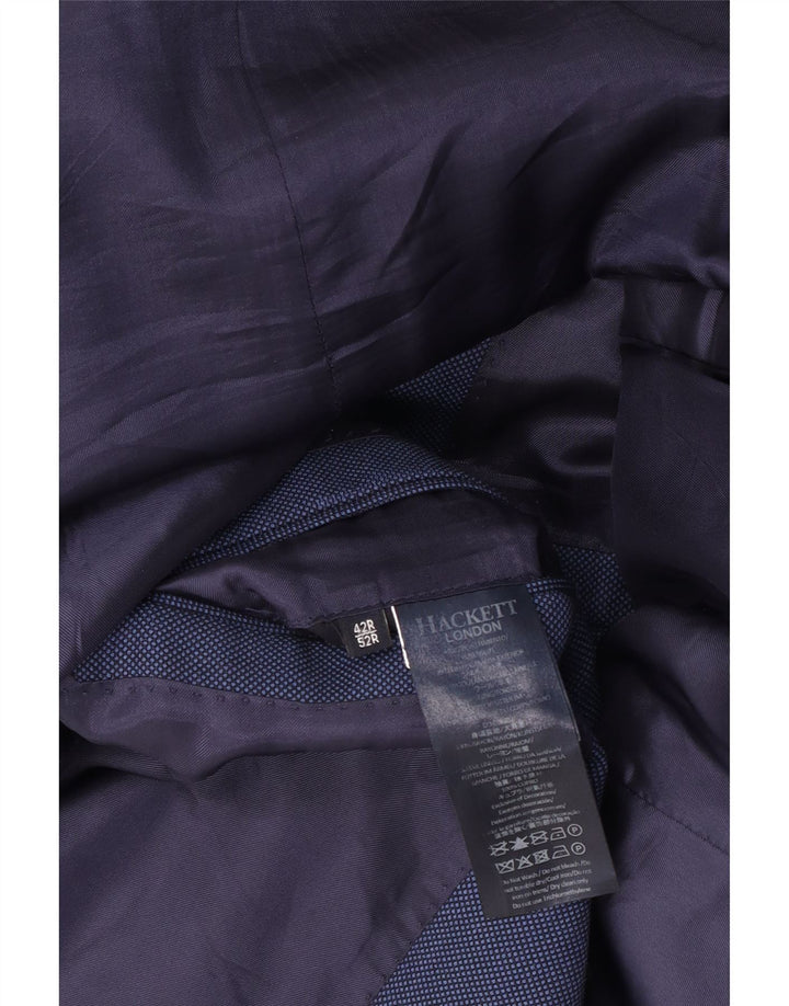 Hackett muška jakna s 2 gumba UK 42 XL plava vuna