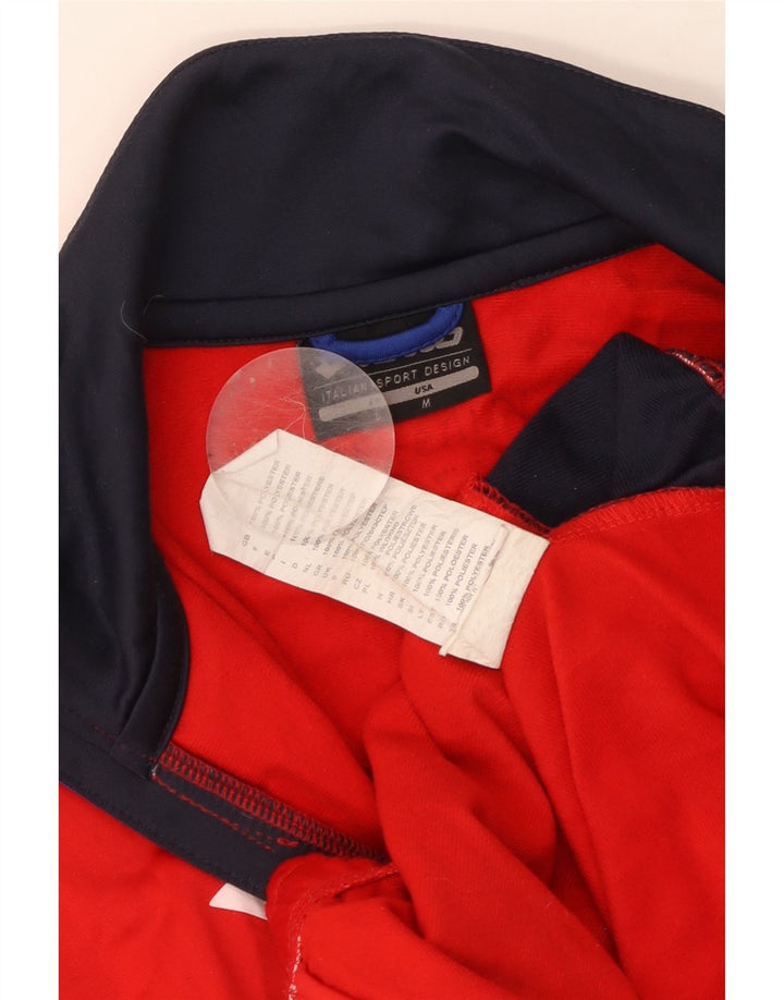 LOTTO muška trenirka sa grafičkim motivima, srednje crvena poliesterska jakna