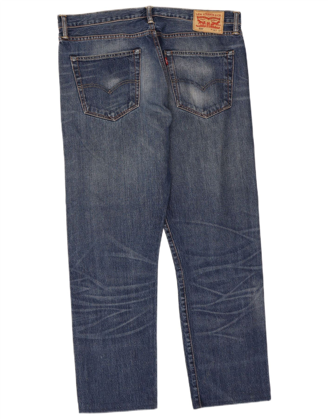 LEVI'S Mens 508 Tapered Jeans W36 L29  Blue Cotton