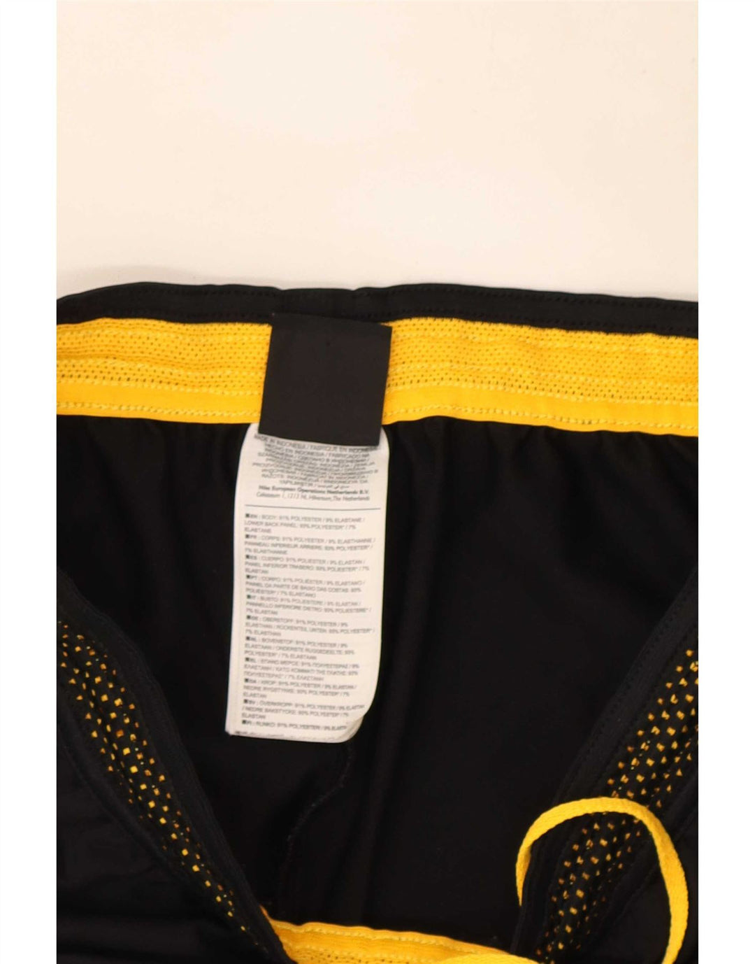 Nike muške Dri Fit hlače za trenirku male crne poliesterske boje