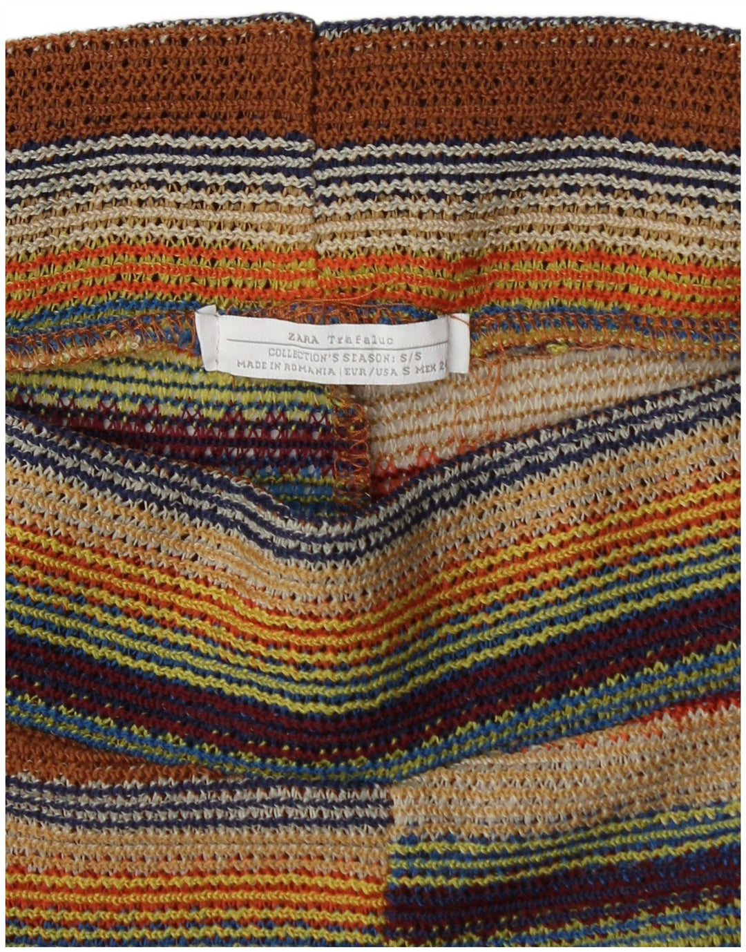 Zara ženske vruće hlačice male W26 na višebojne pruge