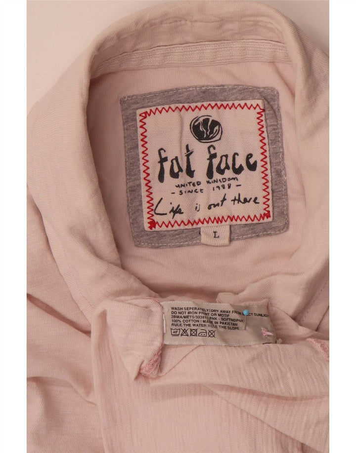 Fat Face muška polo majica velika ružičasta