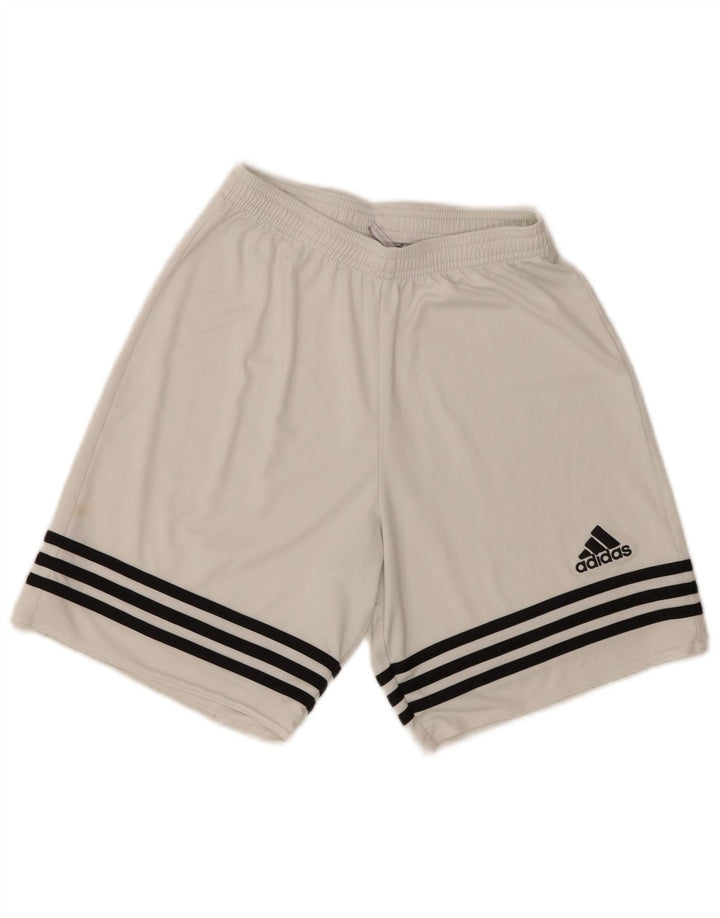 Adidas muške sportske kratke hlače Climalite Male bijele poliesterske