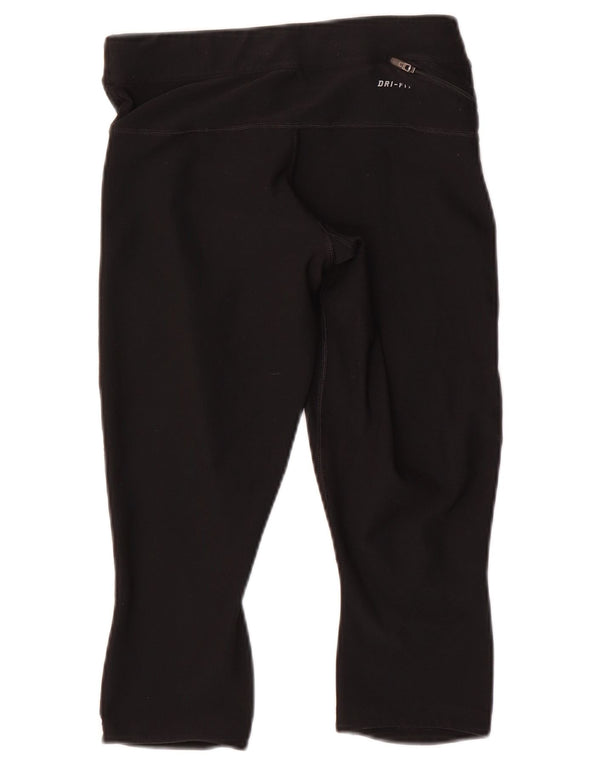 Nike ženske Dri Fit Capri tajice UK 14 srednje crne