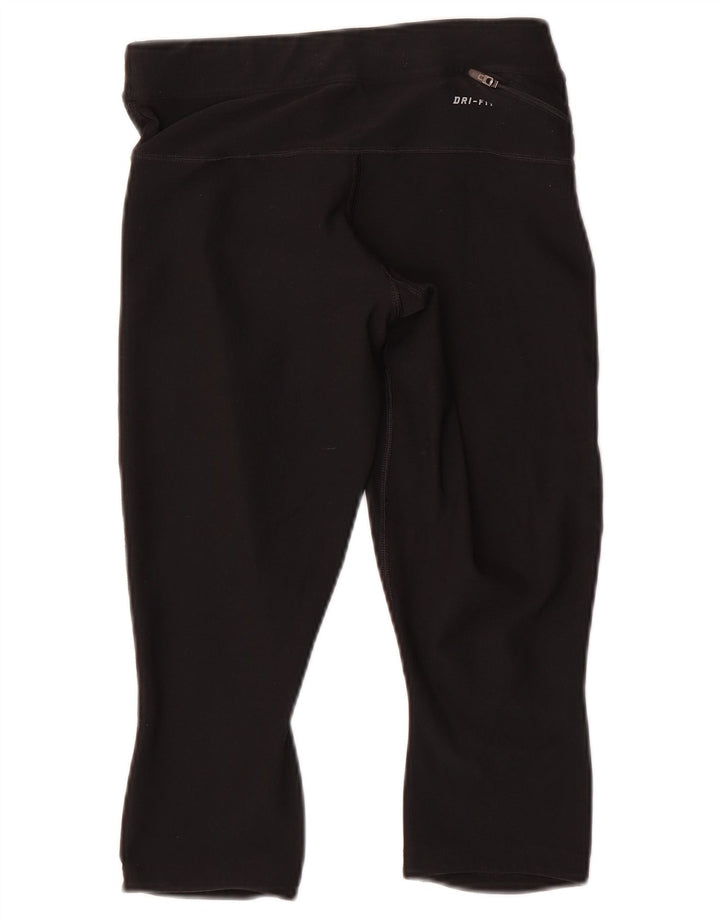 Nike ženske Dri Fit Capri tajice UK 14 srednje crne