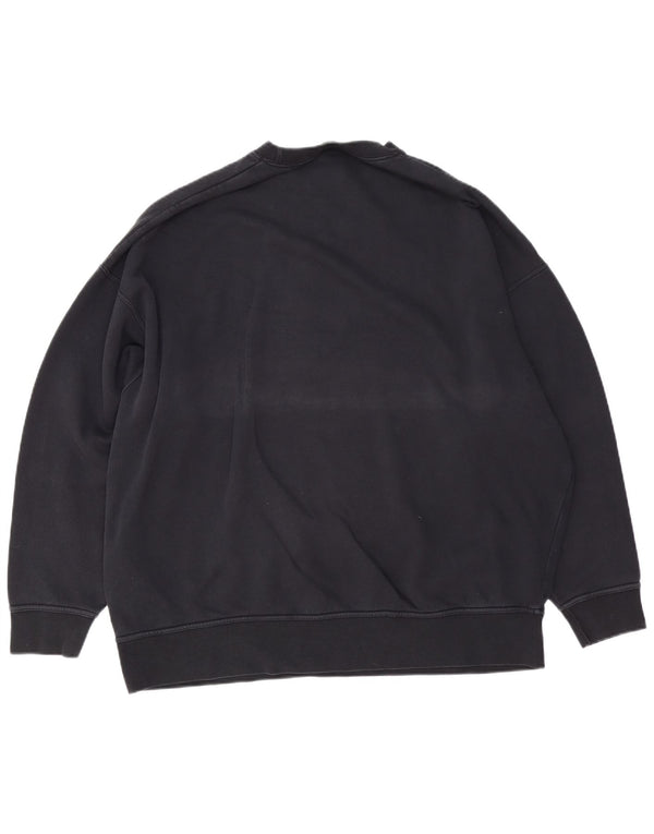 NIKE Muški džemperi širokih krojeva Mali crni pamuk