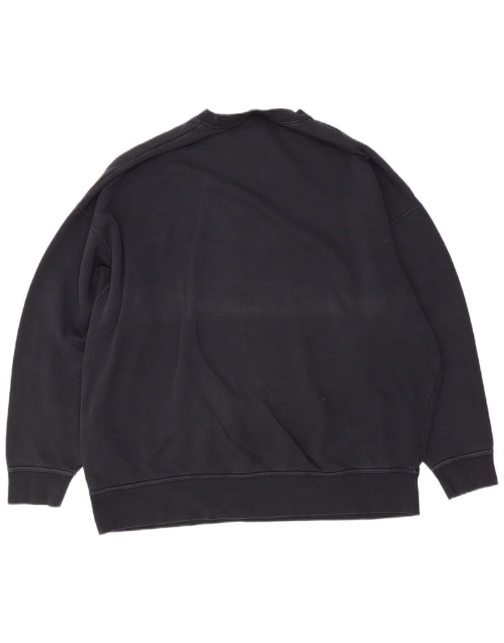 NIKE Muški džemperi širokih krojeva Mali crni pamuk