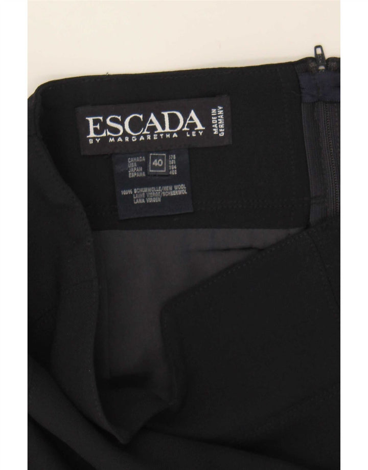 Escada ženska pencil suknja EU 40 srednje veličine W27 tamnoplava vuna