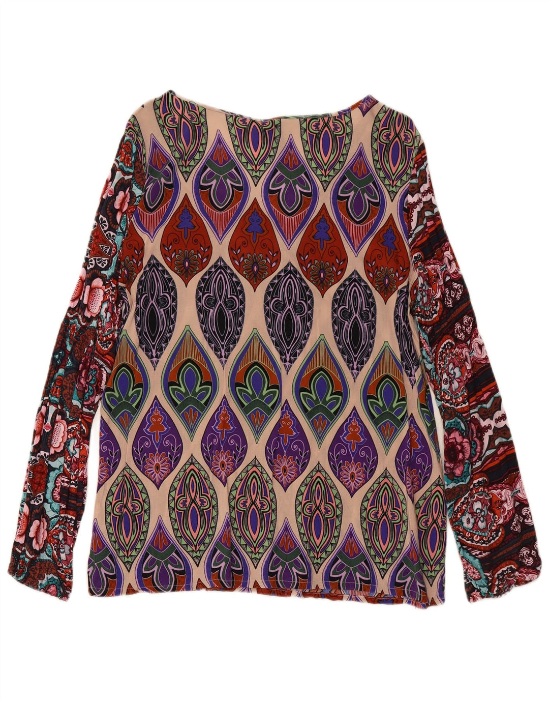 DESIGUAL Ženska majica dugih rukava UK 18 XL Višebojni paisley
